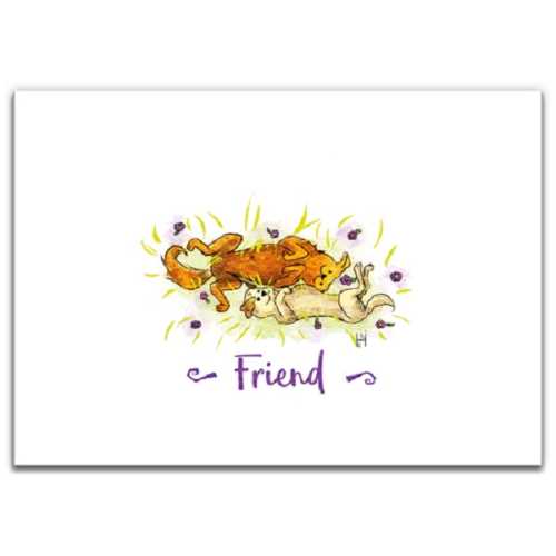 Dog Friends Eco-Friendly Greeting Card