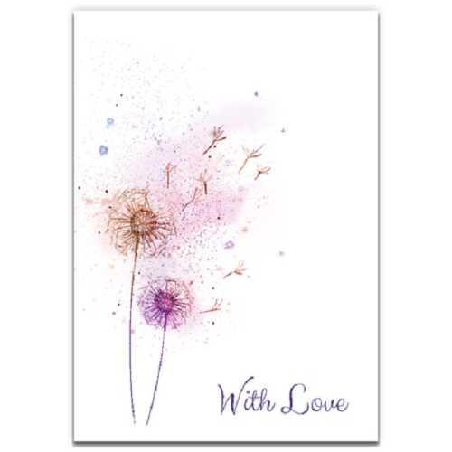 With Love Eco-Friendly Greeting Card