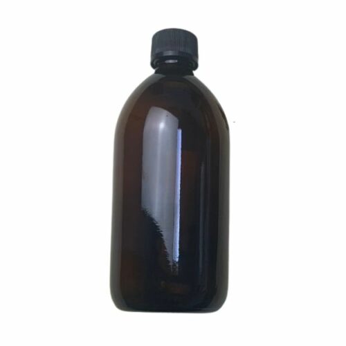 Amber Glass Bottle 500ml eco bottle