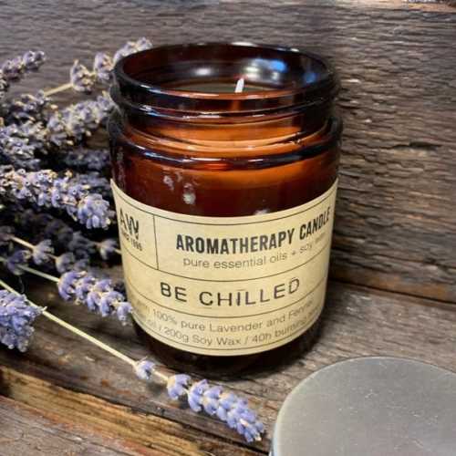 Aromatherapy Soy Wax Candle – Be Chilled