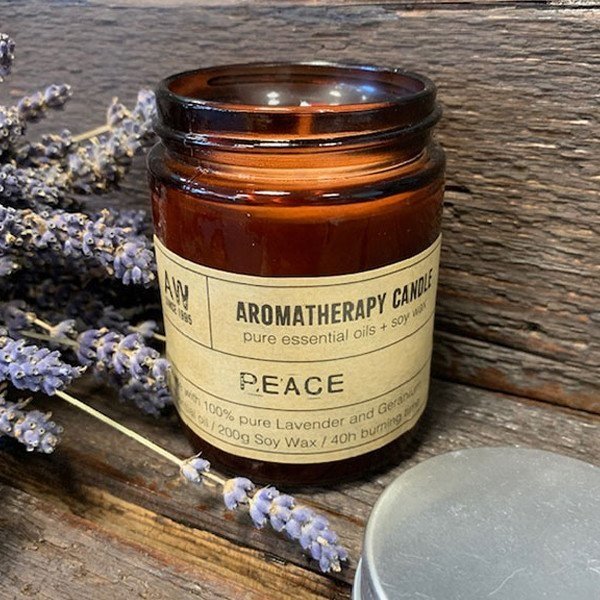 Aromatherapy Soy Wax Candle - Peace home