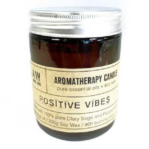 Aromatherapy Soy Wax Candle – Positive Vibes
