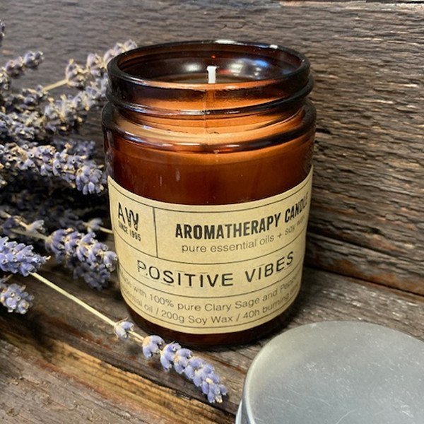 Aromatherapy Soy Wax Candle - Positive Vibes home
