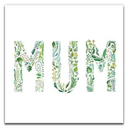 Green Mum Eco-Friendly Greeting Card