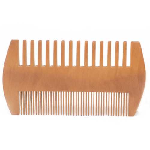Beard Comb Two Sided - Pear Wood