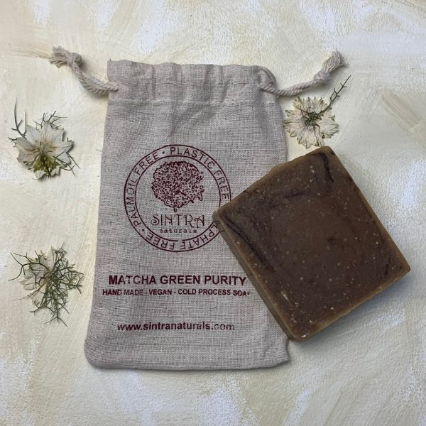 Sintra Naturals Matcha Green Purity Soap in Bag