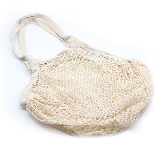 Cotton Mesh Shopping Bag – Natural