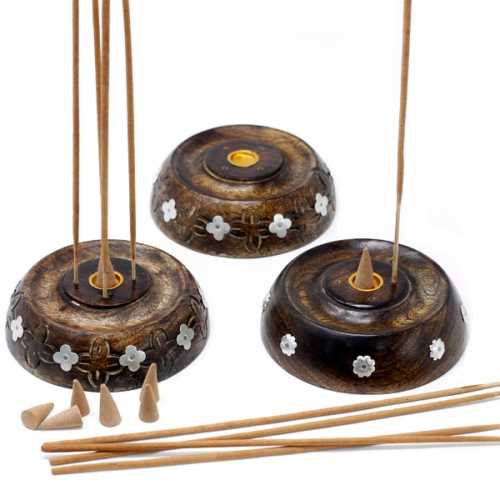Incense Holder for Sticks and Cones