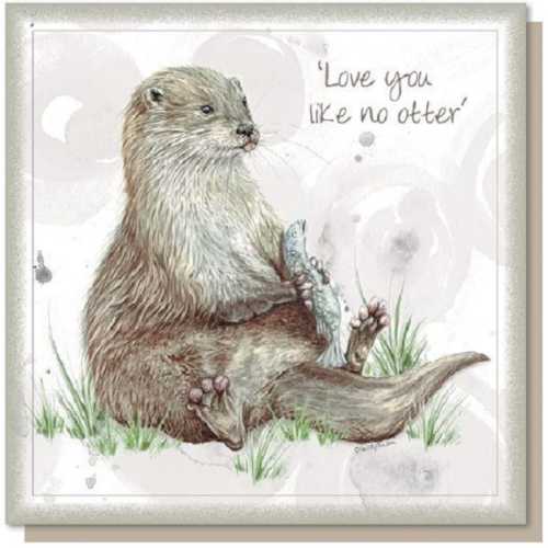 Love you like no Otter WWF Charity Greeting Card