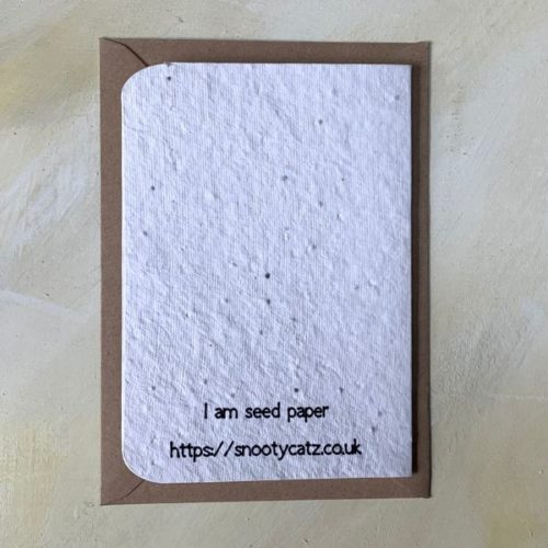Welcome to the World –  Seed Paper Baby Card