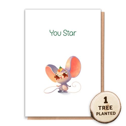 Star Quinn – Eco-Friendly Greeting Card