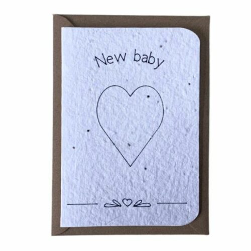 New Baby – Seed Paper Baby Card