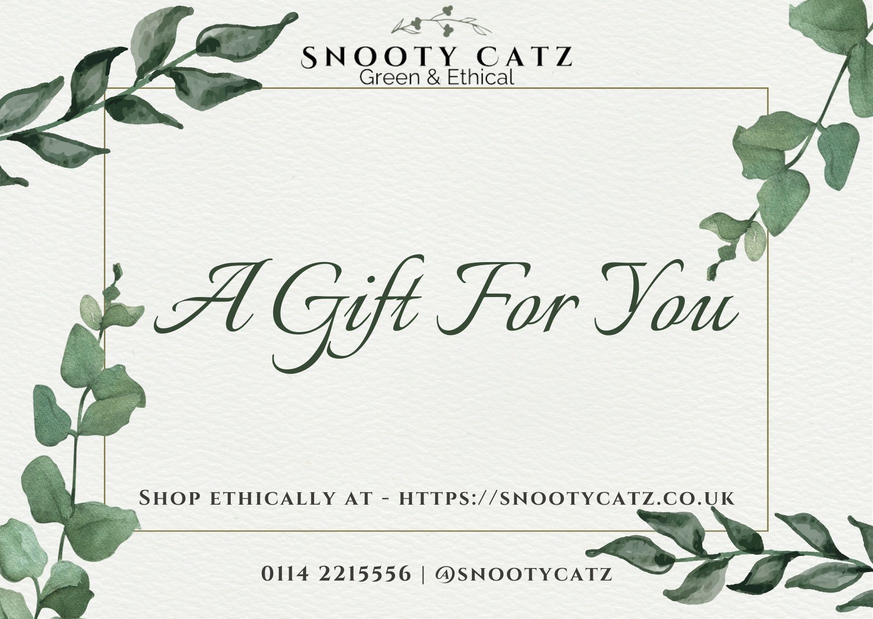Snooty Catz A Gift for you