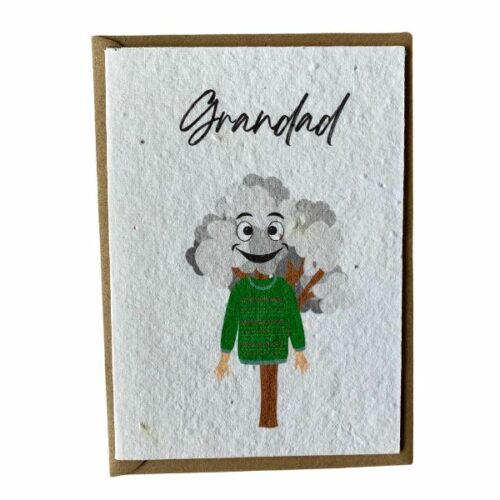 Tree Grandad Seed Paper Card