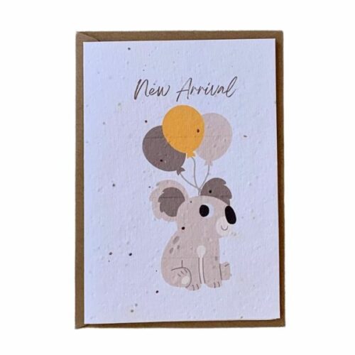 New Arrival Koala Seed Paper Baby Card