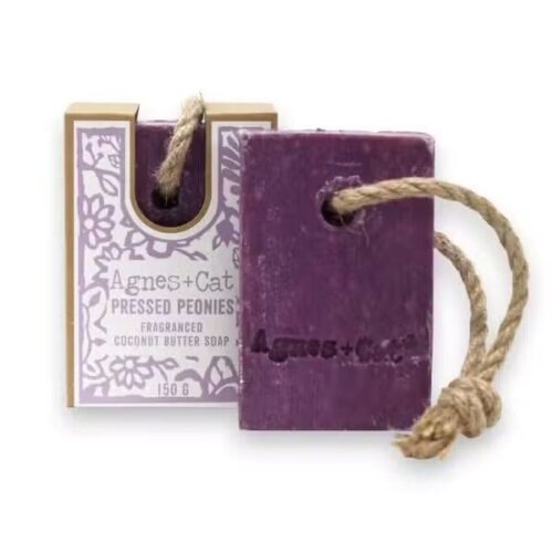 Agnes + Cat Soap On A Rope – Pressed Peonies