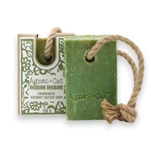 Agnes + Cat Soap On A Rope – Rhubarb Rhubarb