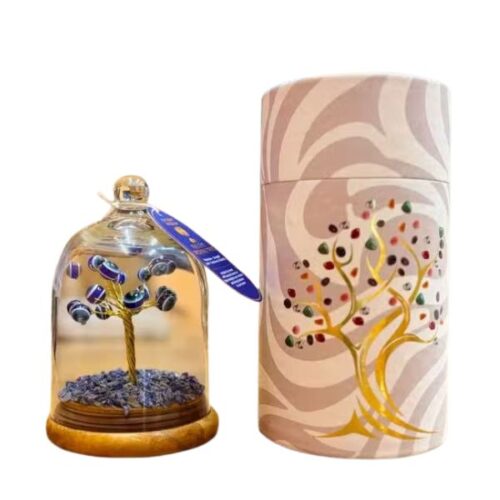 Gemstone Dome Garden – Evil Eye on Lapis